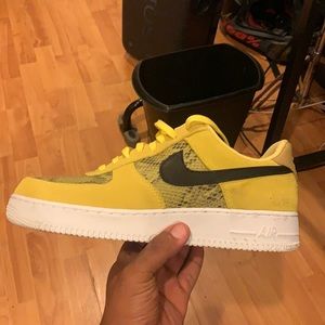 Nikeair force ones snakeskin addition 🔥